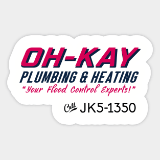 Oh-Kay Plumbing & Heating Sticker